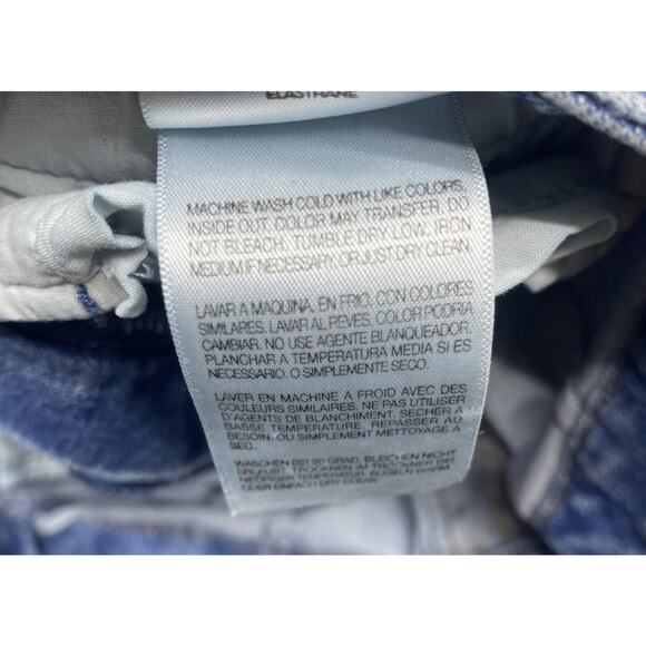 Mother Jeans Womens 27 Blue The Laced Hustler Ankle One Smart Cookie Raw Hem - Picture 10 of 16